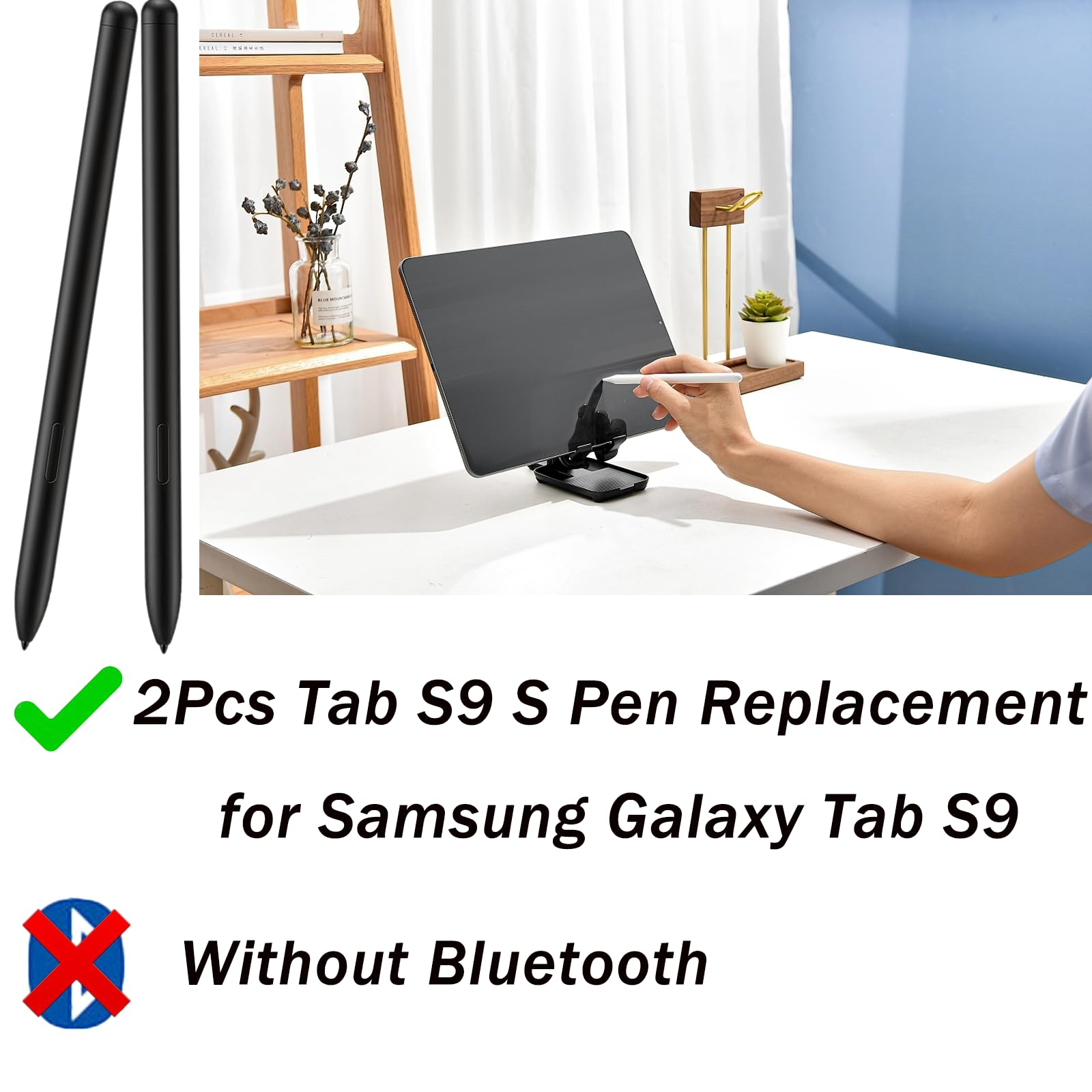 Amazon.com: 2 Pack Tab S9 S Pen Replacement for Samsung Galaxy Tab